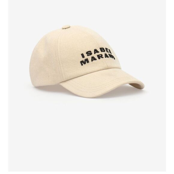 NWT ISABEL MARANT Malange Ivory Cotton Tedji Baseball Cap - Picture 7 of 9